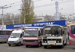 Автостанция курортная  в Симферополе